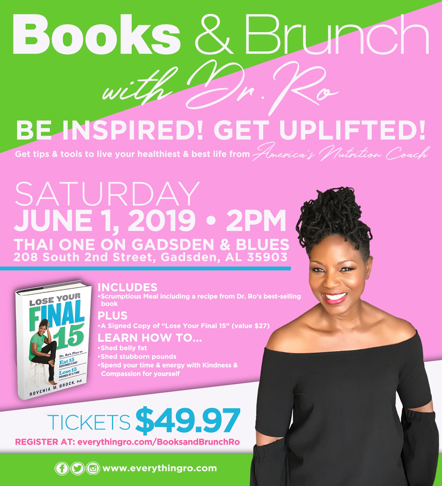 Books and Brunch flyer